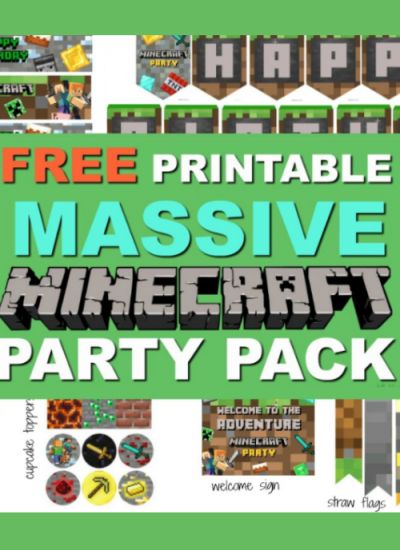 Free Minecraft Party Printables, Minecraft Diy Party Decorations, Minecraft Birthday Party Cake, Minecraft Party Favor Ideas, Minecraft Birthday Party Decorations, Minecraft Printables Free, Minecraft Birthday Party Games, Minecraft Party Invitations, Minecraft Birthday Decorations