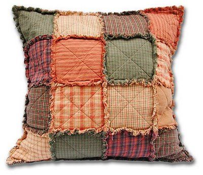 I have made these and they are sooooo quick & easy, love em' Rag Quilt Patterns, Rag Quilts, Cushions To Make, Pretty Pillow, Patchwork Pillow, Sewing Pillows, Patchwork Quilting, Rag Quilt, Quilting Tips