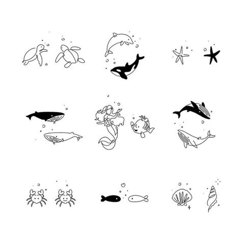 Small Cat Tattoo Matching, Writing Tattoos For Best Friends, Dainty Vacation Tattoos, Cute Sister Tattoos For 2 Unique, Ocean Matching Tattoos, Cohesive Tattoos, Tattoo Ideas Celestial, Matching Flash Tattoos, Minimalistic Matching Tattoos