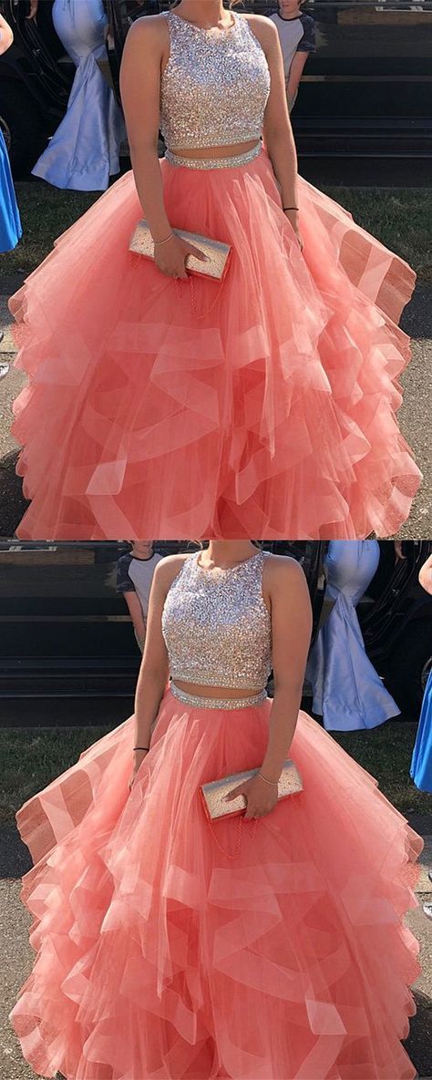 Dresses Two Piece, Prom Dresses Two Piece, Gowns Prom, Cute Prom Dresses, Beautiful Prom Dresses, Ball Gowns Evening, Piece Prom Dress, Pretty Prom Dresses, Ball Gowns Prom