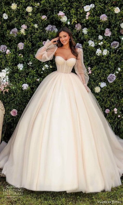 Poofy Wedding Dress, Puffy Wedding Dresses, 2024 Wedding Dresses, Big Wedding Dresses, Wedding Dresses Princess Ballgown, Pretty Wedding Dresses, Fancy Wedding Dresses, Cute Wedding Dress, Wedding Dresses Corset