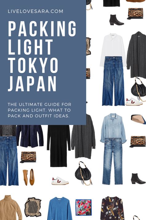 Packing Light Japan Fall, Japan Fashion Winter Outfits, Fall Tokyo Outfit, Tokyo Japan Travel Outfits Winter, Tokyo Packing List Fall, What To Pack For Tokyo In Spring, Spring In Tokyo Outfits, Tokyo In March Outfits, Japan Capsule Wardrobe Spring