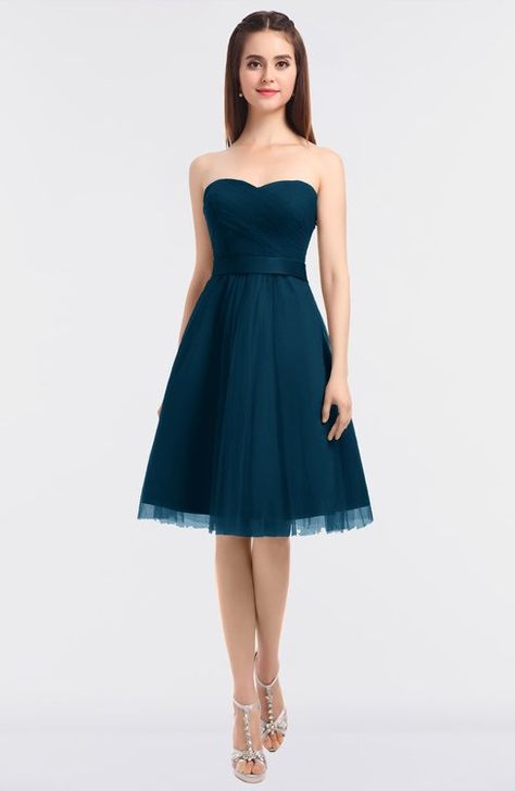 Moroccan Blue Princess A-line Strapless Knee Length Bow Bridesmaid Dresses Chocolate Brown Bridesmaid Dress, Dark Red Bridesmaid Dresses, Wine Bridesmaid Dresses, Royal Blue Bridesmaids, Brown Bridesmaid Dresses, Teal Bridesmaid, Plum Bridesmaid Dresses, Teal Bridesmaid Dresses, Royal Blue Bridesmaid Dresses