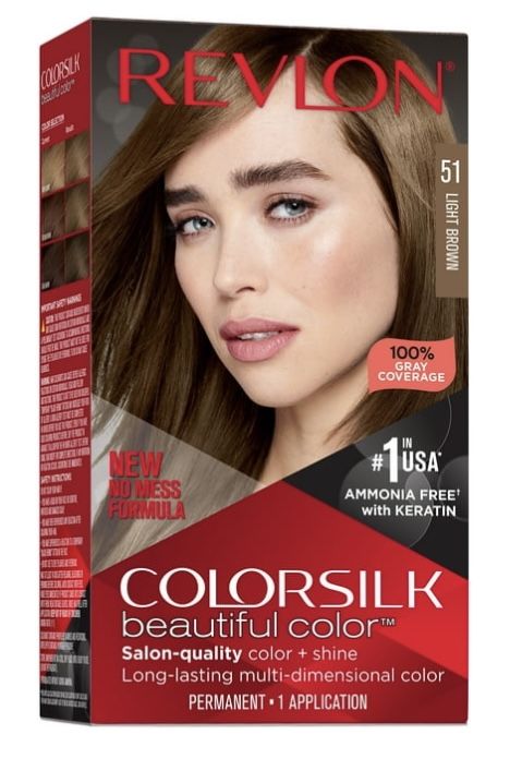 Ash Brown Hair Color, Ash Brown Hair, 3d Color, Dimensional Color, Gray Coverage, Amino Acid, Brown Hair Colors, Revlon, Keratin