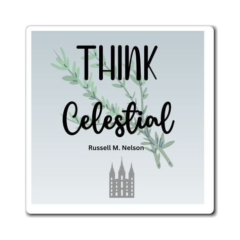 General Conference 2023, Lds Quotes, General Conference, Refrigerator Magnets, Wedding Basket, Custom Magnets, Gifts For Teens, Refrigerator, Christmas Gift