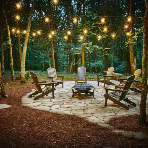 Design Per Patio, Backyard Hangout, Outdoor Fire Pit Designs, Fire Pit Landscaping, Outdoor Seating Area, Backyard Remodel, Fire Pit Area, Fire Pit Designs, Garden Deco