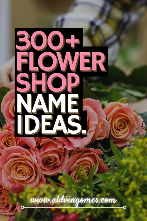 Planning to start a flower shop? But stuck on names? Here's a list for flower shop names ideas ready to grab. / flower shop names, flower shop names business, flower shop names Ideas florists, flower shop names Ideas logos design, flower shop names Ideas Inspiration. Logo For Flower Shop Branding, Flower Store Name Ideas, Names For Flower Shops, Flower Brand Name Ideas, Cute Flower Shop Names, Florist Business Name Ideas, Flower Farm Name Ideas, Florist Shop Name Ideas, Floral Business Names