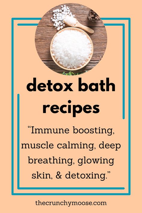 Ahhhhh. Bath time! With a few ingredients, you can upgrade your bath to the best immune boosting, muscle calming, deep breathing, glowing skin, and detoxing part of your day.   Grab a few natural ingredients like Epsom salt and essential oils to create a custom detox bath.  detox bath recipes with epsom salt and essential oils Natural Bath Soak, Essential Oil Detox Bath, Ginger Bath Soak Benefits, Essential Oils To Put In Bath, Epsom Salt Substitute For Bath, Diy Bath Salts With Essential Oils Recipes, Immune Boosting Bath, Epson Salt Bath Soak, Epsom Salt Detox Bath