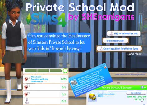 The Sims 4 Private School, Sims4 Birthday Party Cc, Sims 4 Netflix And Chill Mod, Sims 4 Cc Mods Gameplay School, Sims 4 Cc School Mod, Private School Mod Sims 4, School Mods Sims 4, Sims 4 Mods School, Sims 4 Private School Mod