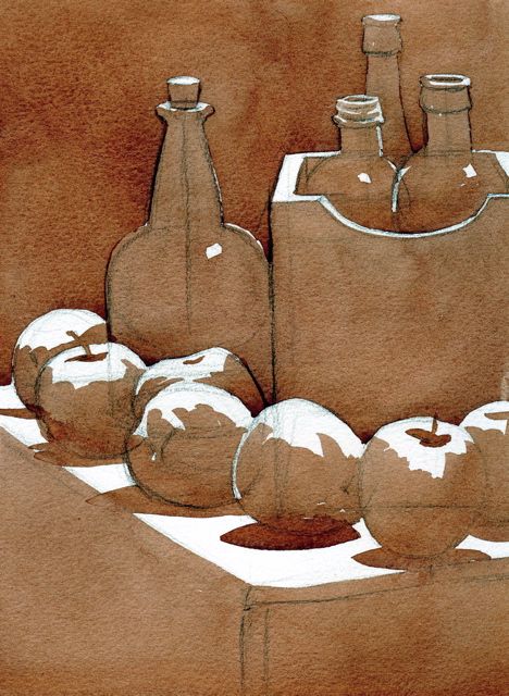 Illustration Kunst, Painting Art Lesson, Hur Man Målar, 수채화 그림, Arte Sketchbook, Painting Still Life, Still Life Art, Art Workshop, Art And Illustration