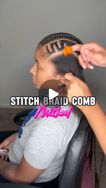 ShaMari on Instagram: "Stitch braiding is easy 😎 let me teach you 🥰 

Step by step guide ⬇️
https://allthingsbraids.shop/ 🫶🏼" Stitch Braids, Step By Step Guide, Step Guide, Step By Step, Braids, Let Me, Let It Be, Hair Styles, Hair