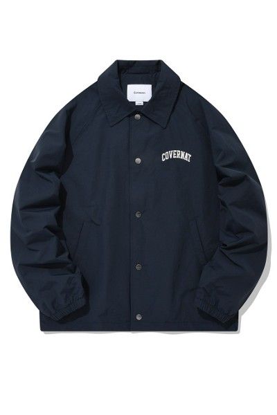 Jaket Coach, Coach Jackets, Arch Logo, 2022 Ss, Navy Jacket, Coach Jacket, Shopping Websites, Korean Outfits, Light Jacket