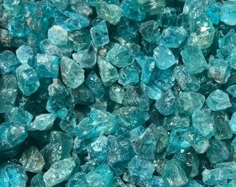 Apatite Jewelry, Semi Precious Beads, Cabochons Stones, Blue Apatite, Rough Gemstone, Raw Stone, Raw Crystal, March Birth Stone, Crystal Gems