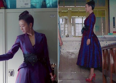 Ko Mun-Yeong it’s okay not to be okay Dior Vintage Dress, Vintage Dior Dress, Ye Ji, Seo Ye-ji, Drama Fashion, Dior Dress, Iconic Dresses, Be Okay, K Drama