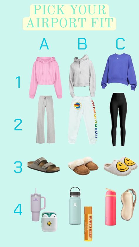 Pick your airport fit!🪩🪞💓⚡️🎀🛼🐅 •follow for follow• #airpotfit #preppy #outfitinspo #fun #shufflefyp Preppy Travel, Airport Fit, Travel Airport, Follow For Follow, Making Cakes, Community Support, Support System, Unique Recipes, Bts