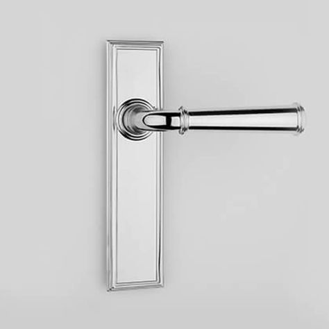 Hampton Door Handles, Traditional Internal Door Handles, Hamptons Door Handles, Exterior Sliding Door, Hamptons Door, Silver Door Handles, Double Sliding Barn Door, Modern Hamptons, Interior Barn Door Hardware