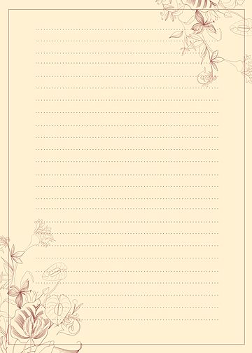 stationery,line,yellow,flowers,background,simple,letter paper,character,cream background Cute Letter Paper Designs, Background For Letter Writing Vintage, Letters Template Aesthetic, Notebook Lines Background Aesthetic, Paper With Lines Aesthetic, Paper For Letters Aesthetic, Lined Letter Paper Printable, Aesthetic Letter Background, Letter Background Paper Aesthetic