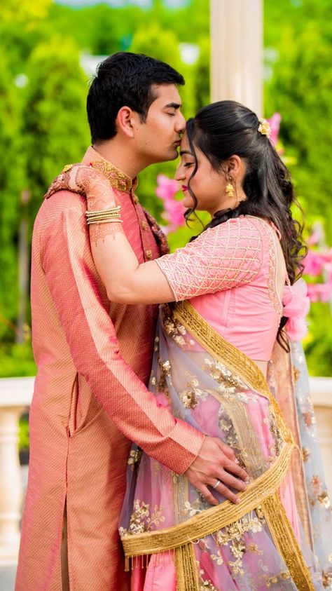 Sequinned Lehenga, Candid Couple, Suit Green, Traditional Suit, Pre Wedding Shoot Ideas, Couple Shots, Amazing Gifs, Wedding Couple Poses, Couple Photoshoot Poses