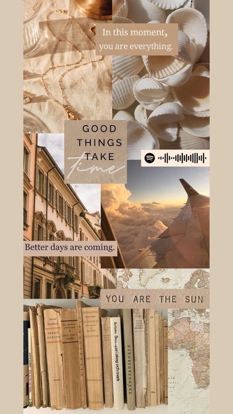 Aesthetic Tan Collage Tan And White Aesthetic, Beige Aesthetic Wallpaper Collage, Antonia Core, Collages Aesthetic Vintage, Vanilla Vibes, Aesthetic Tan, Minimalist Wallpaper Phone, Better Days Are Coming, Color Collage