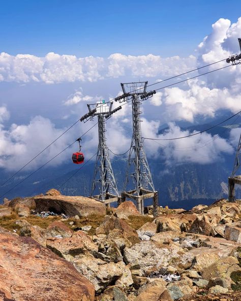 Gondola ride kashmir mountains Kashmir Trip, Gondola Ride, Phase 2, Grand Canyon, Lightroom, Natural Landmarks, Travel, Quick Saves, Nature