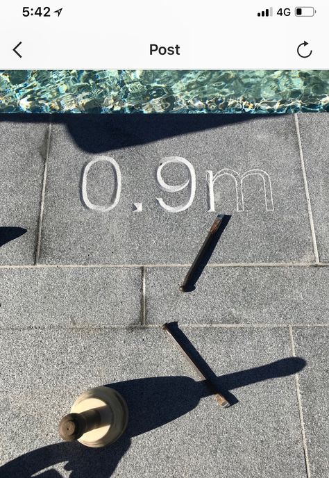 Chiseled pool depth markers Pool Depth Markers, Modern Wayfinding, Notice Design, Hotel Signage, Wayfinding Signage Design, Pool Life, Reflecting Pool, Sport Club, Splash Pad