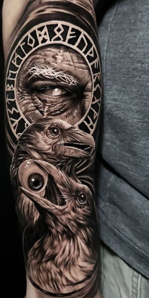 Dark Viking Tattoo, Nordic Tattoos For Men, Berserker Tattoo Vikings, Viking Tattoos For Men Norse Mythology, Viking Forearm Tattoo Men, Norse Sleeve Tattoo, Viking Gods Tattoo, Viking Sleeve Tattoo For Men, Viking Arm Tattoo