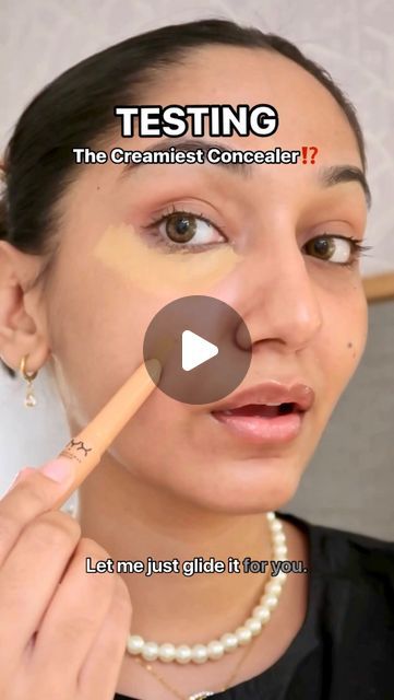 Dimpy Munparia on Instagram: "What are your thoughts? 

-I used this concealer once before recording this and wore it for the whole day. I applied it without any setting spray, compact, or setting powder to ensure I tested it properly, applied it as I would for an everyday no-makeup makeup look. One thing that amazed me is that it didn’t crease. Also didn’t oxidize. It truly is the creamiest concealer!

@nyxcosmetics_in @nyxcosmetics 

[ Nyx pro fix stick correcting concealer, flawless base makeup, cream concealer stick, everyday makeup essential, everyday concealer, makeup review, makeup try ons ]" Flawless Base Makeup, Everyday Makeup Essentials, Nyx Concealer, Flawless Base, Correcting Concealer, Concealer Stick, Base Makeup, Concealer Makeup, Creamy Concealer