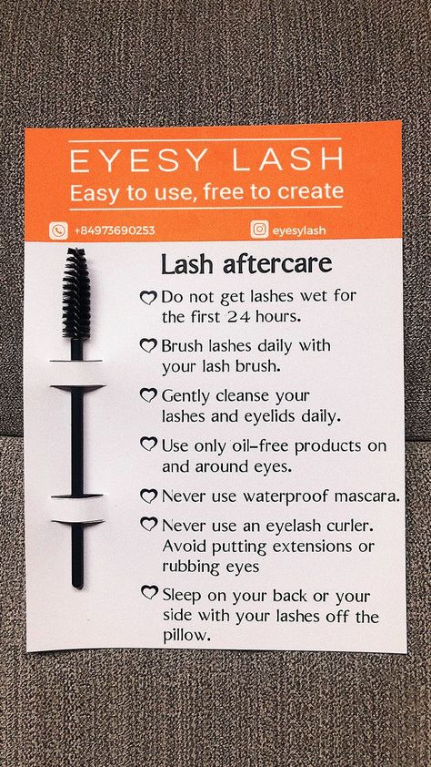 ❤️In order for you to get the best results from your lash extensions and maintain the health of your natural lashes, you need to be implementing this aftercare into your daily routine!! ❤️If you ever have questions about your lashes please do not be afraid to message me, i will be glad to help and answer any questions you may have about your lashes Brow Extensions, Lash Care, Eyelash Tips, Eyelash Technician, Lash Extensions Styles, Eyelash Extentions, Makeup Help, Brow Wax, Do Not Be Afraid