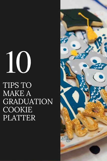 Tips to make graduation cookies Graduation Party Cookies, Cookie Decorating Station, Royal Icing Decorated Cookies, Ballerina Cookies, Graduation Desserts, Cookies Royal Icing, The Perfect Cookie, Breakfast Cookie Recipe, Graduation Party Foods