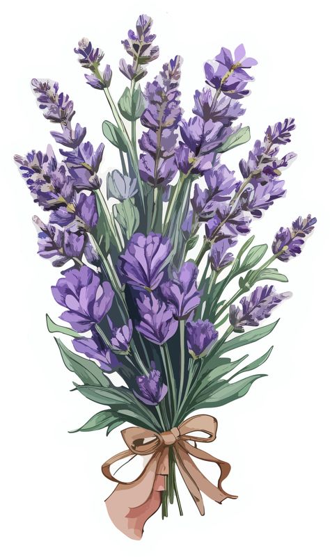 Lavender Flower Bouquet Sticker AI Generative Lavender Flower Bouquet, Flower Bouquet Sticker, Bouquet Sticker, Flower Bouquet Drawing, Purple Flower Bouquet, Blue Floral Wallpaper, Graphic Design Infographic, Decorated Flower Pots, Lavender Flower