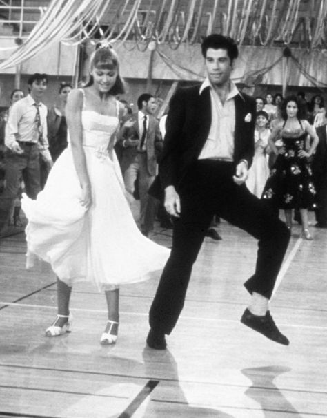 Grease Aesthetic, Oldies Aesthetic, Caterina Valente, Sandy And Danny, Sandy Grease, Grease Movie, Grease Is The Word, Here's Johnny, Black And White Photo Wall