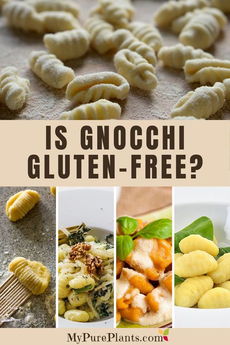 If gnocchi are made based on the classic recipe using potatoes, wheat flour and eggs, then sadly the answer to this question is NO, gnocchi are not gluten-free. But don't worry, we give you a homemade gluten-free gnocchi recipe as well as a list of gluten-free brands you can choose from. So, read on. Gluten Free Gnocchi Recipes, Gnocchi Dishes, Gluten Free Pantry, Gluten Free Gnocchi, Great Vegan Recipes, Gluten Free Brands, Gnocchi Recipe, Sweet Potato Gnocchi, Vegetarian Breakfast Recipes