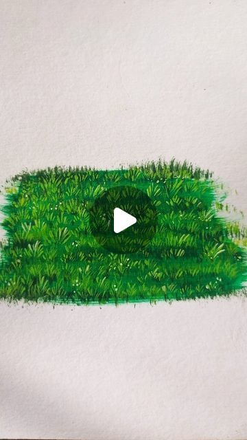 Artist who loves to do Acrylic paintings on Instagram: "READ CAPTION FOR MORE ⚠️✨️  Painting grass is an interesting thing in landscape painting. I always love to paint grass because I know some basic tricks that always help me to paint it in an easy way.  Always apply a midtone for base.  And then take your fan brush  This time, I use small downward strokes in darker tone Then, I use the midtone and gently spread the strokes  In the final step, I use highlights for individual blades of grass  Follow me for more painting tips  Grass, grass painting,  painting tutorial, acrylic painting,  landscape painting   #grasspaintings #acrylicpaintingartist #paintingtutorial #paintingvideo   Does this art tutorial be helpful to you ?" Grass Painting Watercolor, How To Paint Grass Easy, Easy Acrylic Landscape Painting Ideas, Grass Landscape Painting, How To Paint Grass Acrylic Step By Step, How To Paint Grass Acrylic, How To Paint Grass On Canvas, Paint Grass Acrylic, Painting Grass With Acrylics