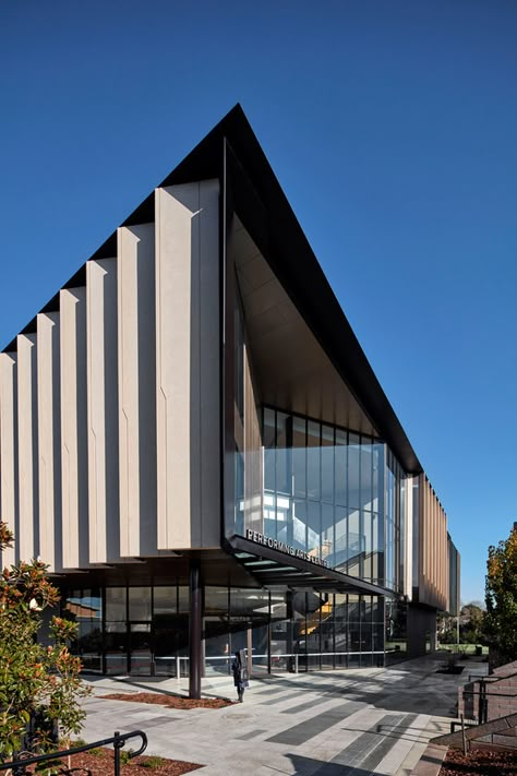 Presbyterian Ladies by Cox Architecture | Schools Architecture Schools, Fasad Design, Korean House, Detail Arsitektur, School Building Design, Commercial Design Exterior, Factory Architecture, Hospital Architecture, Facade Architecture Design