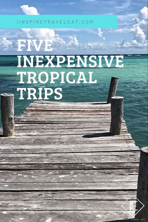 Tropical Places To Travel On A Budget, Cheapest Carribean Vacations, Vacation Places Tropical, Tropical Places To Travel, Tropical Vacation Ideas, Cheap Tropical Destinations, Affordable Tropical Vacations, Cheap Island Vacations, Beach Vacation Places