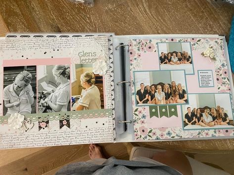 Wedding Scrapbook Ideas From Bridesmaids, Bridal Party Scrapbook, Letters To The Bride Scrapbook Page Ideas, Scrapbook From Bridesmaids To Bride, Hen Party Scrapbook Ideas, Bridal Scrapbook Ideas, Bridesmaid Scrapbook, Scrapbook For The Bride, Hen Do Scrapbook