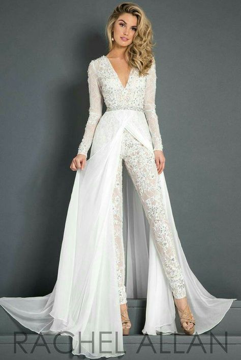 Wedding Dress Jumpsuit, Expensive Wedding Dress, Backless Bridal Gowns, Bridal Jumpsuit, Wedding Jumpsuit, Couture Wedding Gowns, Chiffon Wedding Dress, Wedding Dress Chiffon, White Gown