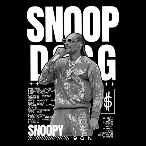 JUST RELEASED!! New Snoop Dogg Graphic Rap Tee Mens Womens For any fans of Snoop, this is the graphic tee for you! Link to buy - https://www.etsy.com/your/shops/me/listing-editor/edit/1733621956 #snoopdogg #snoopdoggydogg #rap #rapmusic #raptee #raptees Snoop Dogg Funny, Tshirt Branding, Tshirt Artwork, 90s Rap, Snoop Dog, Rap Aesthetic, Rap Tee, Graphic Tee Design, Rap Music