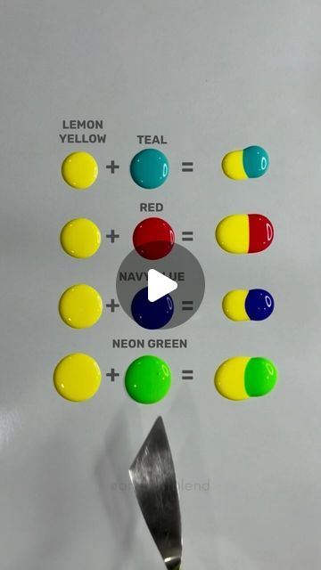 Colour Combination With Yellow, How To Make Colors With Paint, Mix Color Paint, What Colors Make Yellow, Yellow Colour Combination, Lemon Green Colour, Color Mixing Palette, How To Make Yellow, Color Amarillo Pastel