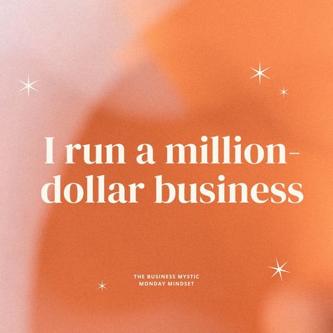 [Monday Mindset] I run a million-dollar business. 📈💼 Manifesting millionaire status one step at a time! Building a million-dollar business takes dedication, vision, and the unwavering belief that it's possible. I'm obsessed with watching my company grow and thrive, and I'm so grateful for the incredible team and supportive community that fuels my journey. Here's to exceeding expectations, shattering limitations, and achieving those million-dollar dreams! Tag your fellow entrepreneurs an... Million Dollar Business Aesthetic, Million Dollar Aesthetic, Million Dollar Manifestation, 1 Million Followers Instagram, Entrepreneur Manifestation, Million Dollar Check, Monday Mindset, Million Dollar Business, Millionaire Business