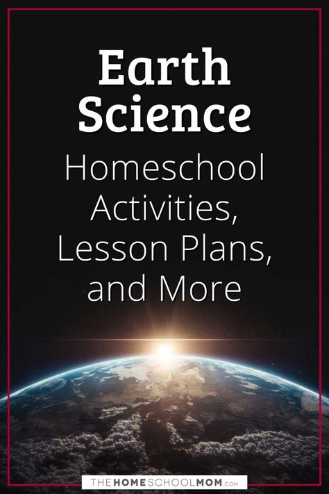 Earth Science homeschool resource links, including lessons, worksheets, websites, activities, and more. Earth Science High School, Earth Science Activities High School, Earth Science Projects High School, 6th Grade Science Worksheets, High School Earth Science, Elementary Earth Science, Homeschool Science Lessons, Earth Science Middle School, Earth Science Projects