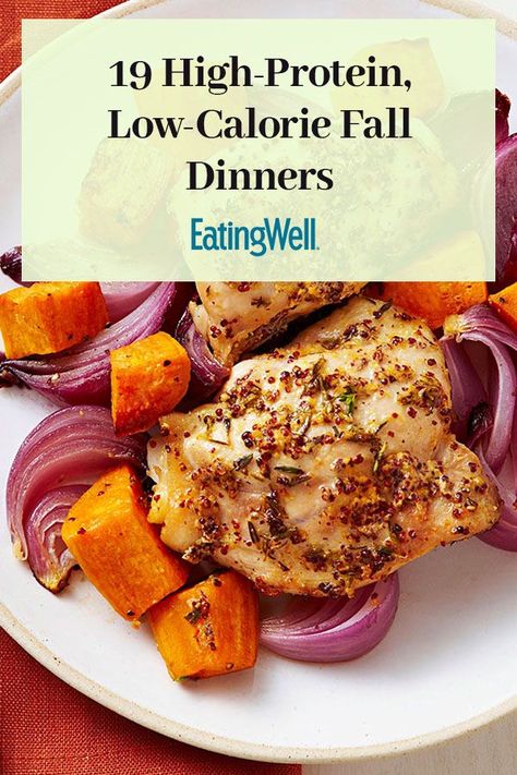 If you're aiming to add some protein to your diet this fall, look no further than these delicious, seasonally-flavored meals. Whether you're looking to support your bone health, improve your digestion or repair your muscles after a workout, enjoying these low-calorie dinners will help you reap the benefits of a protein-rich diet.#highproteinrecipes #lowcalorierecipes #fallrecipes #falldinnerideas #comfortfood Low Calorie Fall Meals, Fall High Protein Meals, Low Calorie Fall Recipes Dinner, High Protein Fall Dinners, Fall Low Carb Recipes, Low Calorie Fall Dinners, Marco Friendly Recipes, Fall High Protein Recipes, Low Cal Fall Recipes