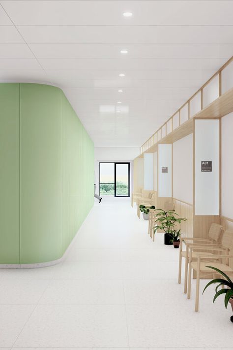 Psychiatric Clinic — Charles Di Piazza Architecture Psychiatric Clinic Interior Design, Psychology Clinic Interior Design, Mental Health Clinic Interior Design, Psychology Clinic Design, Clinic Waiting Area, Small Hospital, Psychology Clinic, Reception Area Design, Hospital Design Architecture