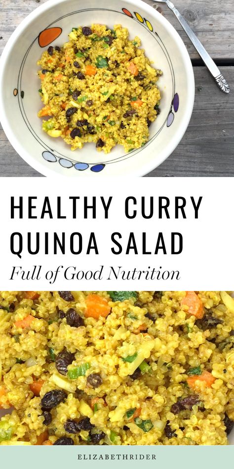 Healthy Recipes Lunch, Curry Quinoa, Healthy Curry, Quinoa Recipes Healthy, Quinoa Salad Recipe, Quinoa Salat, Recipes Lunch, Quinoa Salad Recipes, Quinoa Recipes