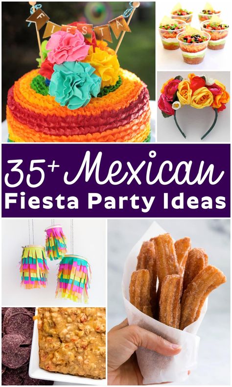 Get ready to throw the ultimate fiesta with these sizzling Mexican party ideas! From colorful decorations to mouthwatering dishes, discover how to create an unforgettable celebration filled with festive flair and delicious flavors. Ole! Mexican Fiesta Finger Foods, Food For A Fiesta Party, Engagement Fiesta Party Ideas, Ideas For Mexican Theme Party, Fiesta Party Foods, Taco Birthday Party Ideas, Fajita Party Ideas, Fiesta Dessert Ideas, Fiesta Party Food Ideas