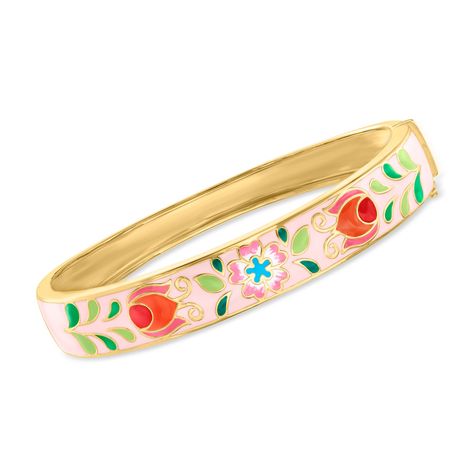 Modern Royalty, Colorful Bangles, Safety Box, Flower Motifs, Best Mothers Day Gifts, Luxe Jewelry, Fine Jewelery, Natural Gold, Figure 8