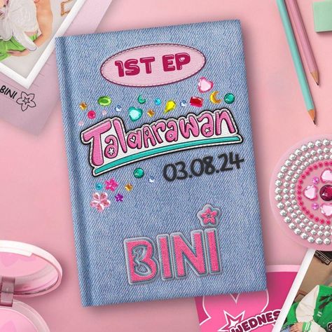 Bini Graphic Designs, Talaarawan Design, Salamin Salamin, Bini Pics, Collage Scrapbook Layouts, Font Canva Lettering, Bini Ph, Album Cover Wallpaper Collage, Math Journal