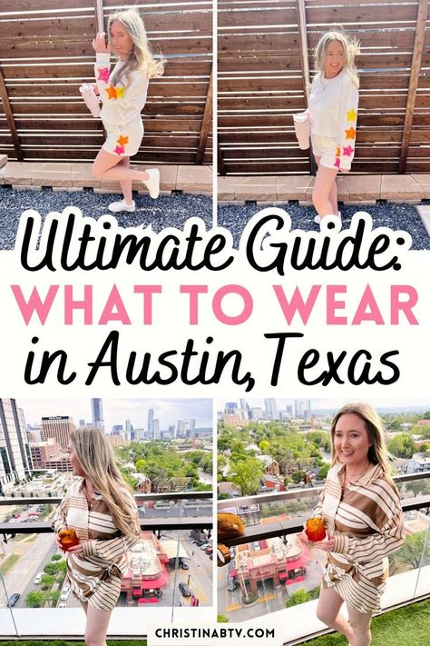 Discover the perfect summer street styles for your trip to Austin Texas. From breezy dresses to trendy accessories, get inspired with these outfit ideas for a fashionable getaway. Austin Summer Outfits, Austin Outfits Spring, Texas Outfits Spring, Outfits For Texas, Resort Casual Attire Women, Austin Texas Style, Austin Texas Outfits, Austin Texas Fashion, Austin Outfits