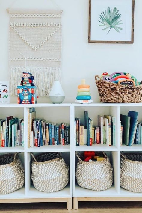 30 Beautifully Organized Playrooms That Are Honestly Just Really Nice to Look At Bookshelf For Living Room, Interior Design Country, Toy Room Organization, Bedroom Toys, Toy Room, Playroom Storage, Kids' Playroom, Beautifully Organized, Playroom Design