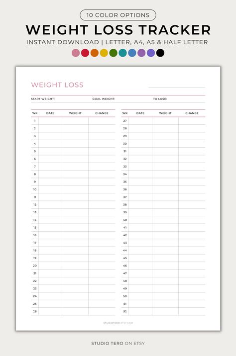 Losing Weight Tracker, Pounds Lost Tracker, Weight Measurement Chart, Motivation To Keep Going, Diary Drawing, Printables Planner, Password Keeper, Weight Tracker, Weight Measurement